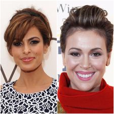 Eva Mendes getting Alyssa Milano’s autograph may be the most 80s thing we’ve ever seen
