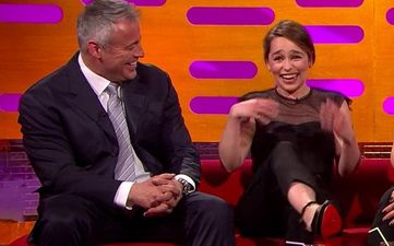 Matt LeBlanc makes Emilia Clarke blush and it’s adorable