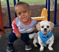 This little boy with dwarfism made a new friend and it’s heartwarming