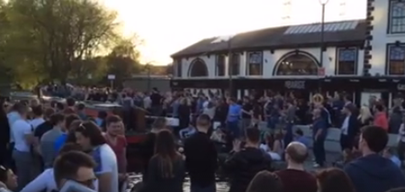WATCH: This man sailing on The Barge gets a stellar reception from happy revellers