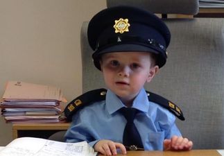 Meet the three-year-old who’s about to become the youngest member of An Garda Síochána