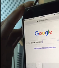 WATCH: Googling ‘black teenagers’ and ‘white teenagers’ bears a stark difference