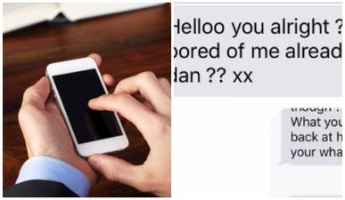 Guy sends girl a text meant for group of friends