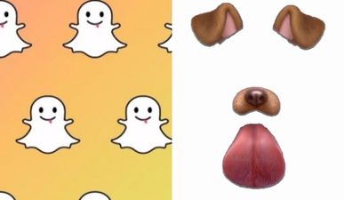 Girl uses Snapchat dog filter and gets creepy “ghost face”