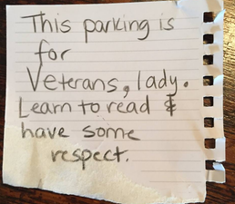 Woman responds to sexist note claiming she’s parking in the wrong spot