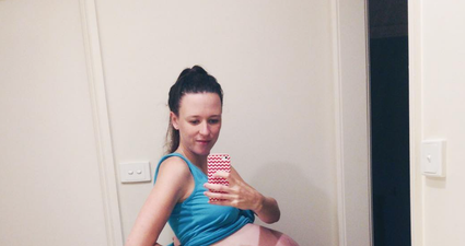 A woman’s baby bump is going viral for all the wrong reasons 