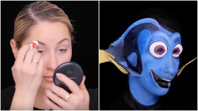 This woman’s Dory makeup transformation is so terrifyingly brilliant 
