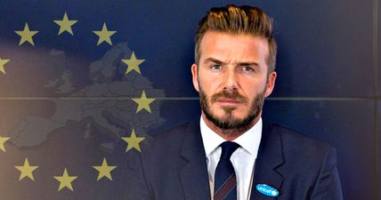 David Beckham has dared to have an opinion on the future of his country