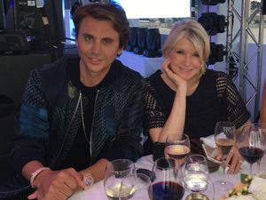 Things got a bit awkward after this photo of Jonathan Cheban and Martha Stewart