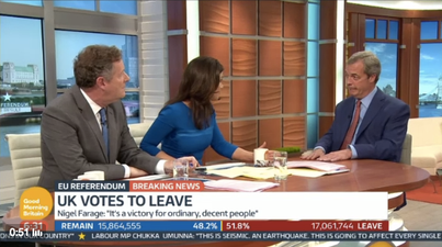 Watch Nigel Farage roll back on £350 million ‘Brexit’ NHS promise live on TV