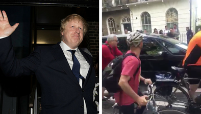 Angry cyclists didn’t make things very easy for Boris Johnson today