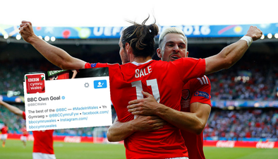 BBC Wales just got brilliantly screwed over by their own running Euros 2016 joke