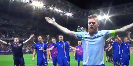 The way Iceland celebrated their win over England is simply magnificent