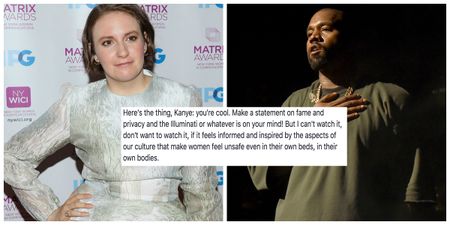 Lena Dunham comes under fire for calling Kanye West’s ‘Famous’ video “sickening” and “disturbing”