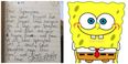 An Irish teen bravely shares his profound SpongeBob SquarePants childhood diary entries