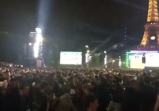 Firecracker results in stampede out of Euros fan zone in Paris