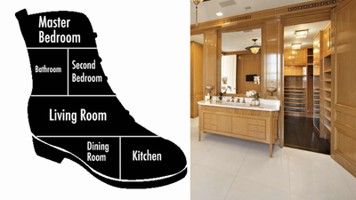 The old woman who lives in a shoe is selling her house and it’s to die for