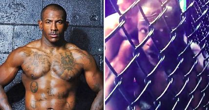 MMA fighter pleads for his mam to shut up whilst getting punched in the face