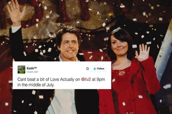 “Love Actually” was on telly last night, but it was for a very good reason…actually