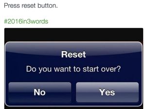 People are trying to sum up 2016 in 3 words and the results are absolutely spot-on