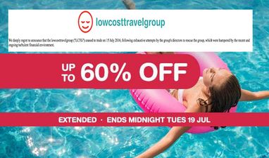 Thousands of Irish holidaymakers left in the lurch by closure of Lowcostholidays