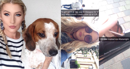 A girl live snapchats being stood up and the results are hilarious