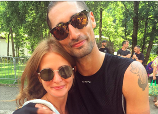 Millie Mackintosh and Hugo Taylor put on a VERY public PDA