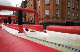 The 98 FM Big Slide Home with HB Ice Cream is in Dublin city and it’s too much fun