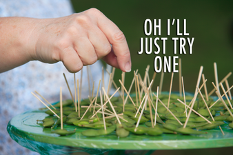 The 5 emotional stages of getting a free sample in the supermarket