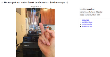 Woman is selling her ex’s parting gift in a seriously brutal manner