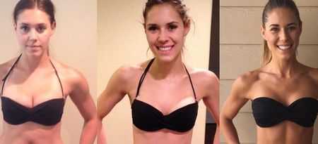 Fitness blogger shares photos to remind people not to “get hung up on the number on the stupid scale”