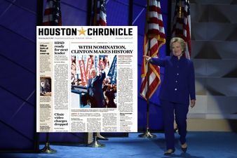 Hillary made history – so why was Bill Clinton’s picture on ALL of these front pages?