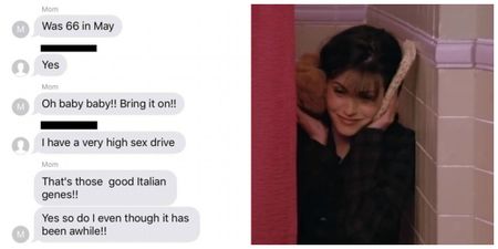 This poor woman was added to her mum’s sexting chat by accident
