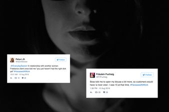 Women are sharing their horrible stories of sexual harassment at work
