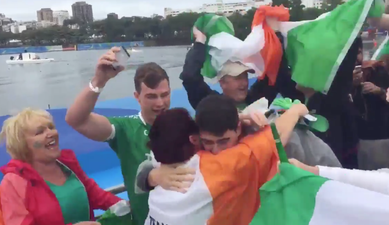 The moment Mammy O’Donovan realised her sons won a silver medal in Rio is magical