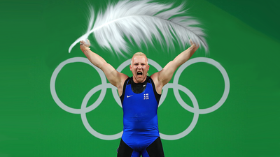 Weightlifting is far more entertaining if you replace the weights with various items