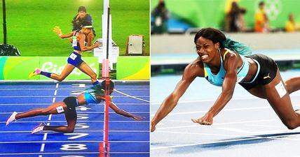 Our new favourite Olympic athlete does what any of us would do to win gold