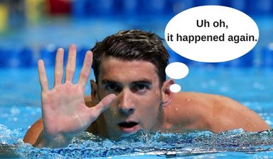 Turns out everyone pees in the pool – even Michael Phelps