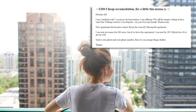 Discounted rooms offered to women willing to sleep with Dublin landlord