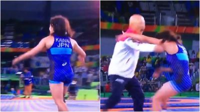This Olympic wrestler may have had possibly the best celebration move