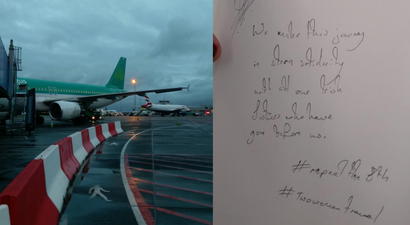 Two Irish women are live tweeting the journey to England to have an abortion