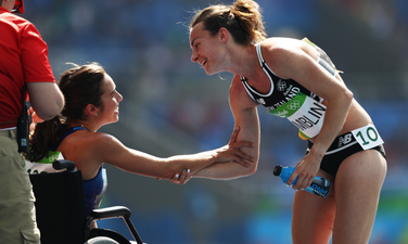 Two Olympic athletes win a medal that’s even more rare than gold