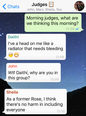 Rose of Tralee Judges’ WhatsApp Group
