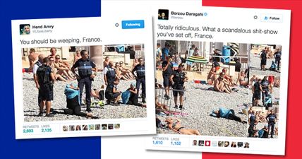 Armed French police force Muslim woman to remove her swimwear on Nice beach