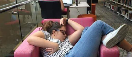 This student fell asleep at college and what her friends did next was absolutely hilarious