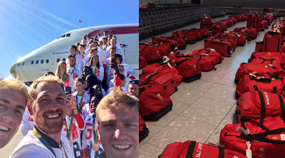 Team GB are having an absolute nightmare with their luggage