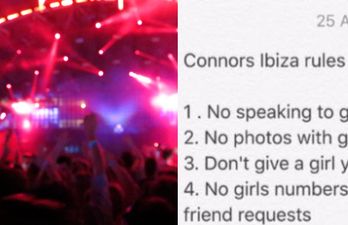 Girl puts together INTENSE list of twenty rules ahead of her boyfriend’s holiday to Ibiza