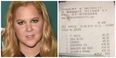 Amy Schumer left a massive tip for an over-worked waitress in a Dublin pub