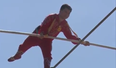 Watch this Chinese tightrope walker set a new Guinness World Record