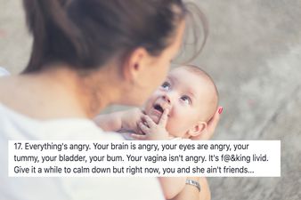 This new mum’s brutally honest Facebook post about having a baby has gone crazy viral